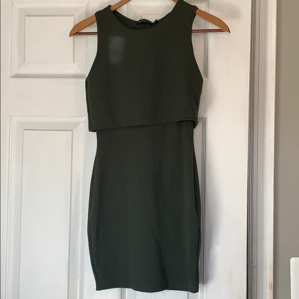 Green summer dress